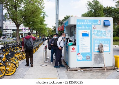 
On December 10, 2021, In Shanghai, China, Citizens Undergo Nucleic Acid Testing