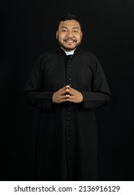 On December 15, 2021, A Young Priest Receives His Ordination And Exudes Resourcefulness In Front Of The Cameras In A Rehearsal Made While Trying On His New Attire, Santa Barbara, Pará, Brazil