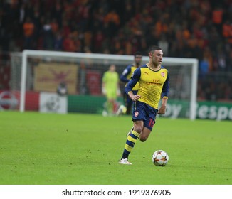 On December 9, 2014, In Istanbul Türk Telekom Arena Stadium, Galatasaray Football Team Lost To Arsenal Team 4-1 In The Champions League. Alex Oxlade Chamberlain In The Game.