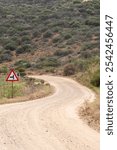 On a dirt road through the Cederberg in the Western Cape of South Africa