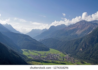 On The Driveway To The Idyllic Hamlet Of Farst You Can Enjoy This Comprehensive View Of Umhausen And The Southern Oetztal