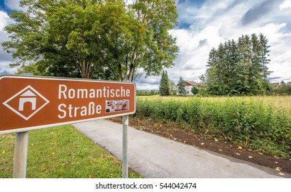 On The Famous Romantic Road In Bavaria