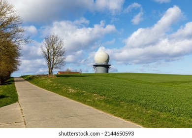 On A Hill Stands The Military Radar Station Elmenhorst