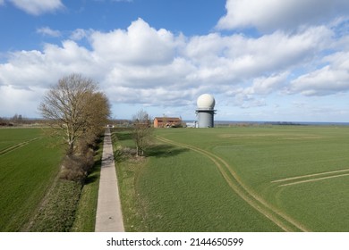 On A Hill Stands The Military Radar Station Elmenhorst