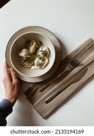 On My Plate: Dumplings With Sour Cream And Dill