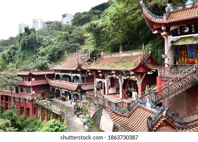 On November 23, 2020, Longquan Cave Taoist Temple In Shapingba District, Chongqing, China.