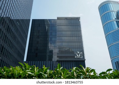 On October 2, 2019, Stroll Around The Legislative Council Complex In Wan Chai, Hong Kong Special Administrative Region.