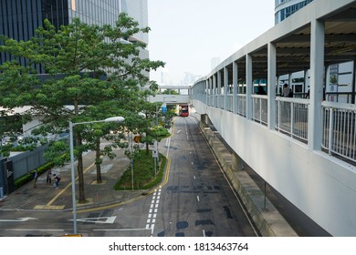 On October 2, 2019, Stroll Around The Legislative Council Complex In Wan Chai, Hong Kong Special Administrative Region.