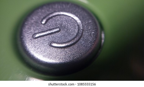 On and Off button close up