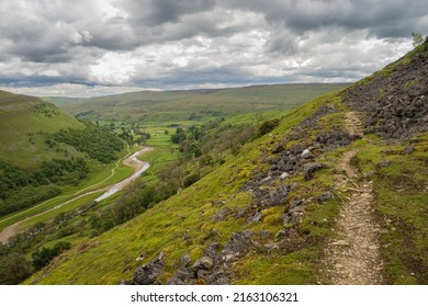 On The Pennine Way Between Keld And Muker In Swaledale In The Yorkshire Dales