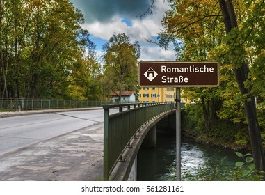 On Picturesque Roads Of The Famous Romantic Road In Germany