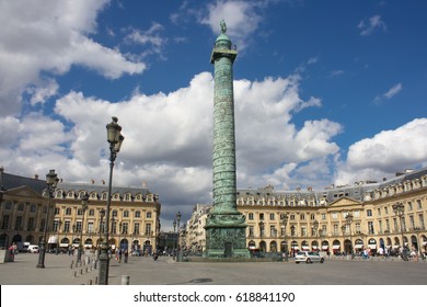 On The Place Vendome In Paris