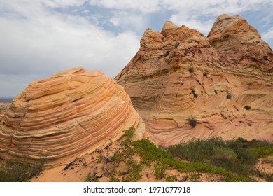On the remote Paria Plateau in Vermilion Cliffs National Monument, White Pocket is a group of swirling, multicolored formations of Navajo sandstone