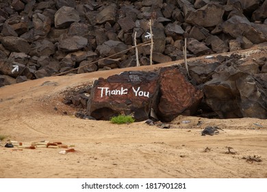 On The Rock Stone Is Written Thank You