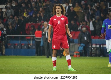 On Septembre 27, 2022, Hannibal Mejbri During The Amical Match Between Brésil Vs Tunisia At The Parc Des Princes.