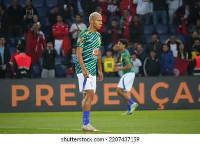 On Septembre 27, 2022,  Richarlison  During The Amical Match Between Brésil Vs Tunisia At The Parc Des Princes.