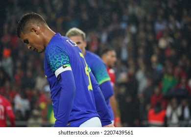 On Septembre 27, 2022,  Thiago Silva  During The Amical Match Between Brésil Vs Tunisia At The Parc Des Princes.