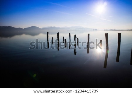 Similar – Image, Stock Photo Outside at the lake II