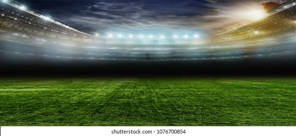 Stadium 3d Rendering Stock Illustration 1015478956