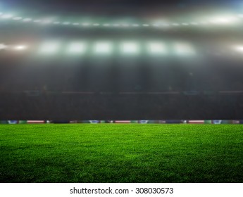 On Stadium Abstract Football Soccer Backgrounds Stock Photo 308030573 ...