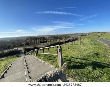 Image, Stock Photo sandy wide Fantastic dunes