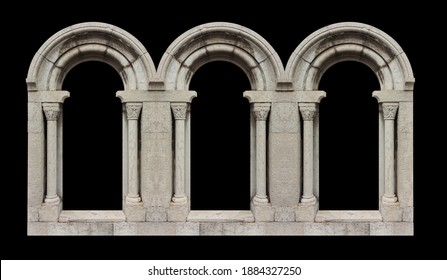 On the streets in Catalonia, public places. Elements of architectural decorations of buildings, doorways and arches, plaster moldings, plaster patterns.  - Powered by Shutterstock