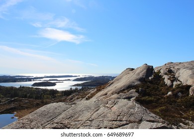 on the top