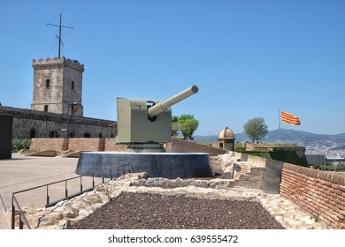 On Top Of The Montjuïc Castle In Barcelona