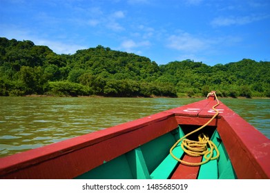 On The Usumacinta River In A Typical Boat