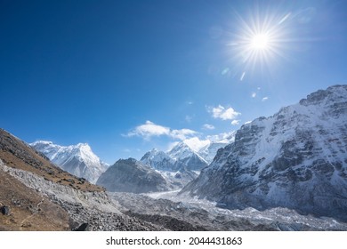 On The Way To Knachenjunga Base Camp Trek