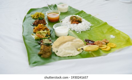 Onam Sadhya banana leaf sadhya