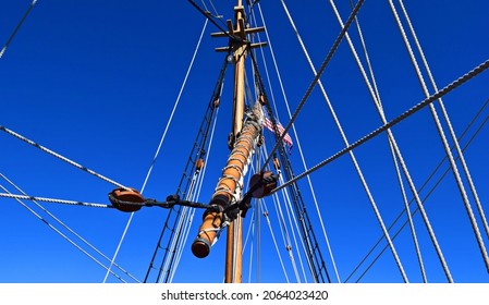 Onboard Mayflower Pilgrim Ship Plymouth Massachusetts