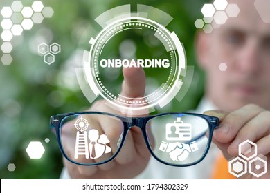 Onboarding New Employee Management Business Concept.