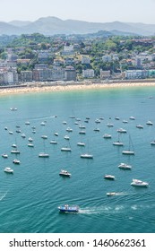 Ondarreta Beach In San Sebastian Spain