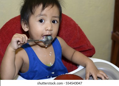 One 1 Year Old Asian Baby Stock Photo 554543047 | Shutterstock