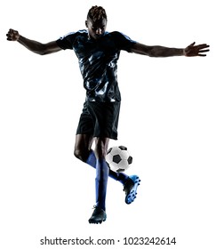 One African Soccer Player Man Playing Stock Photo (Edit Now) 1008271156