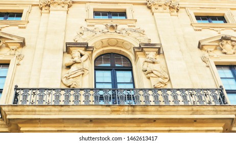 One Of The Balcony From Würzburg Residence In Germany