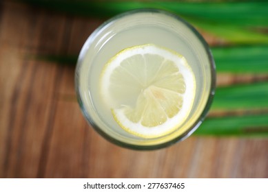 One Bitter Lemon Drink Closeup Photo 