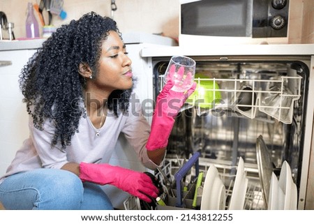 Similar – Image, Stock Photo dishwashing service Rinse