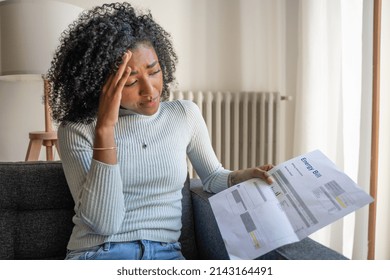 One Black Woman Having Problem Paying Energy Bill Expenses