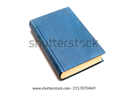 One book isolated on white background