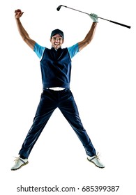 303 Golfer jumping Images, Stock Photos & Vectors | Shutterstock