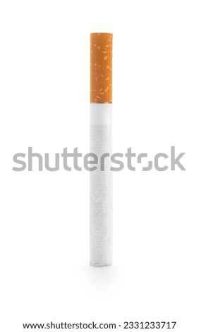 One Cigarette, isolated on white background