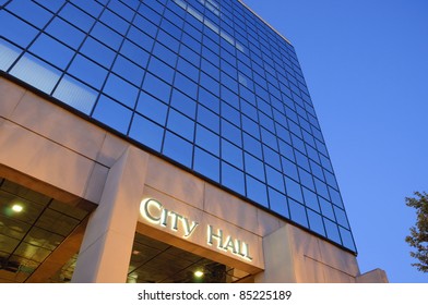 One Of The City Hall Buildings In Anaheim,CA.