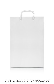 One Classic White Shopping Bag