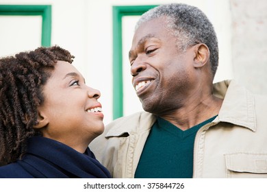 One couple face to face