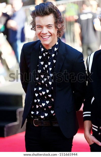 One Direction Harry Styles Arriving One Stock Photo Edit Now