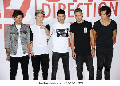 One Direction At The One Direction This Is Us Film - Press Conference, London. 19/08/2013