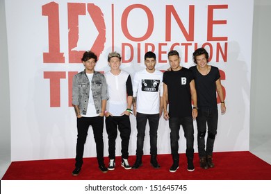 One Direction At The One Direction This Is Us Film - Press Conference, London. 19/08/2013