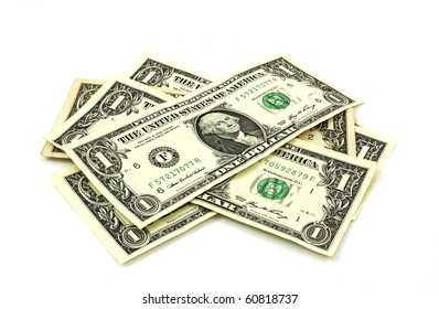 One Dollars Stock Photo 60818737 Shutterstock